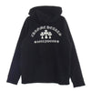 CHROME HEARTS クロムハーツ（原本無） SAILIN ON ZIP HD セメタリークロス 刺繍 ジップアップ パーカー ブラック系 L【中古】