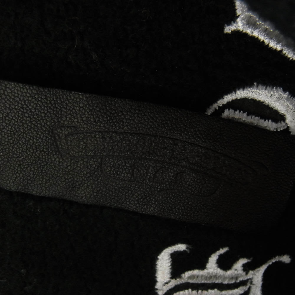 CHROME HEARTS クロムハーツ（原本無） SAILIN ON ZIP HD セメタリークロス 刺繍 ジップアップ パーカー ブラック系 L【中古】