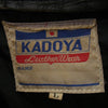 KADOYA カドヤ シングル ライダース バイカー レザー ジャケット ブラック系 L【中古】