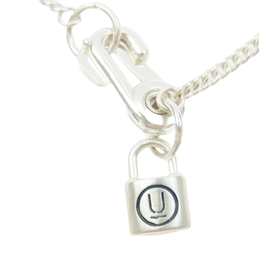 UNDERCOVER アンダーカバー UC1E8N01 BUNNEY UC Rabbit Padlock Necklace wS Hook 925 スターリング シルバー ラビット パドロック ネックレス シルバー系【新古品】【未使用】【中古】
