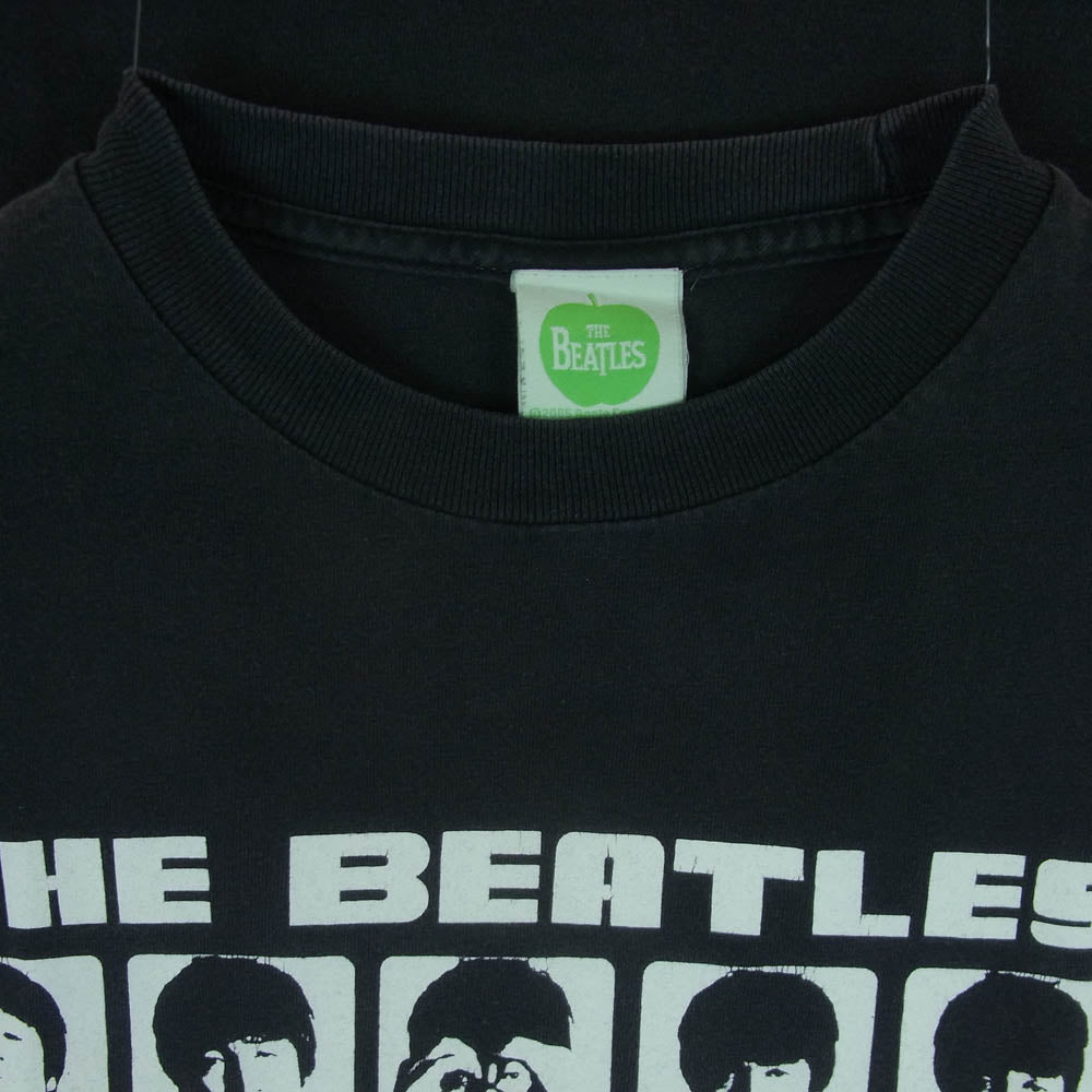 ヴィンテージ 90's メキシコ製 The Beatles ビートルズ 1998 A Hard Day's Night S/S Tee プリント Tシャツ ダークグレー系 黒に近いダークグレー系 M【中古】