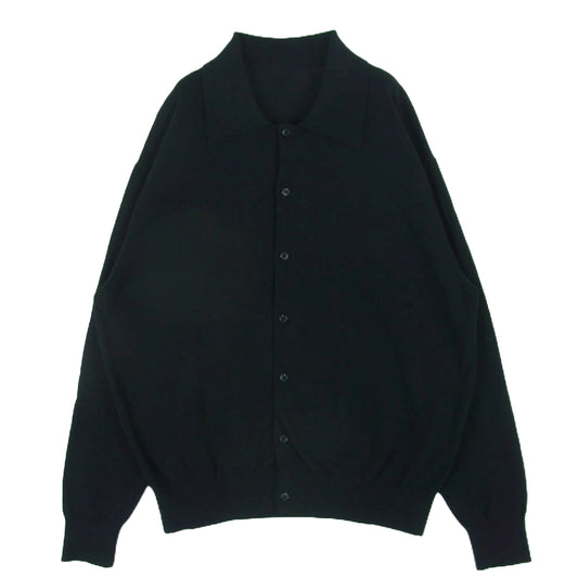 SOPHNET. ソフネット 24SS SOPH-240061 KNIT POLO CARDIGAN ニット ポロ カーディガン ブラック系 M【中古】