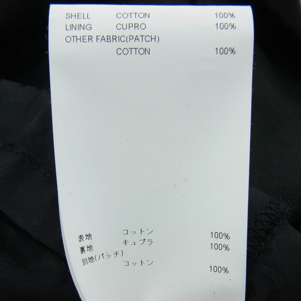 WTAPS ダブルタップス × MINEDENIM マインデニム × 24AW 242TQMYD-JKM01S Denim Single Coat デニム シングル コート ブラック系 02【中古】