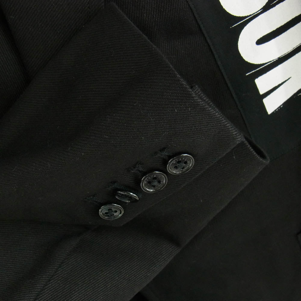 WTAPS ダブルタップス × MINEDENIM マインデニム × 24AW 242TQMYD-JKM01S Denim Single Coat デニム シングル コート ブラック系 02【中古】