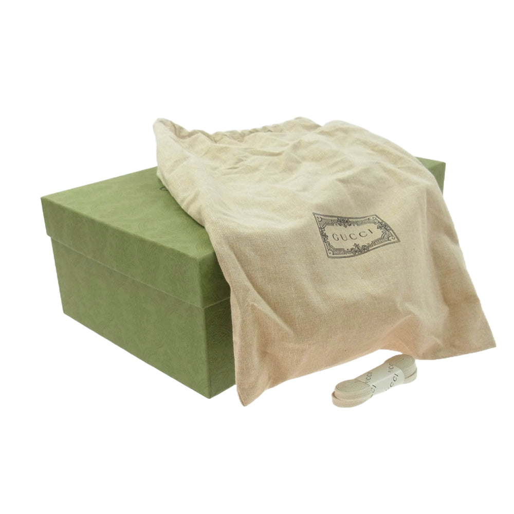 GUCCI グッチ 675840 GG Sneaker GGキャンバス プラットフォーム ローカット スニーカー ブラウン系 6.5【新古品】【未使用】【中古】