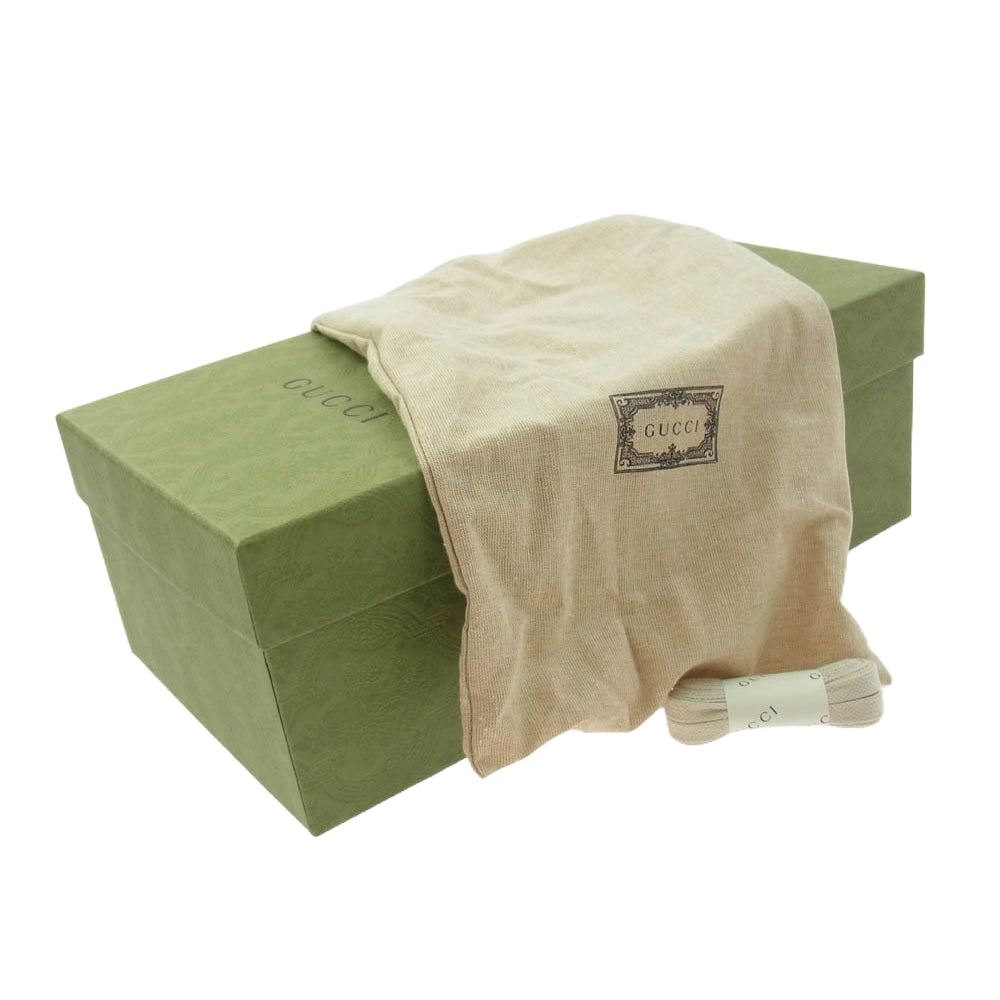 GUCCI グッチ GG SCREENER スクリーナー ローカット スニーカー ブラック系 ホワイト系 7.5【新古品】【未使用】【中古】