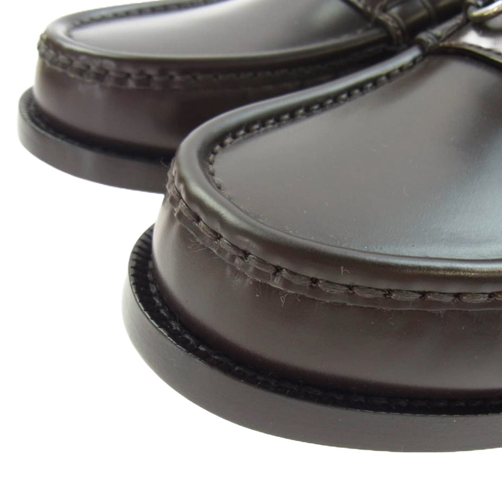 GUCCI グッチ 776660 ホースビット レザー ローファー ダークブラウン系 6.5【新古品】【未使用】【中古】