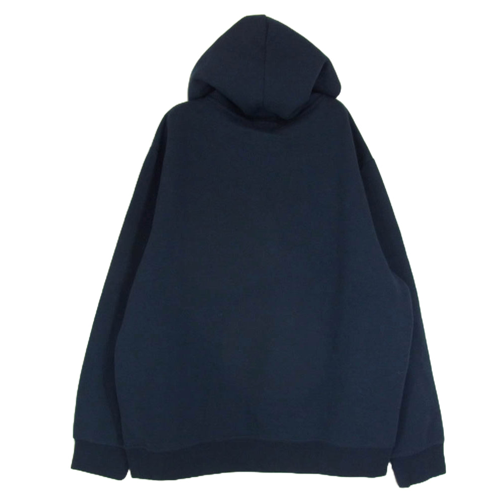 POLO RALPH LAUREN ポロ・ラルフローレン BIG PONY ビック ポニー 刺繡 フーディー プルオーバー パーカー ネイビー系 XL【中古】