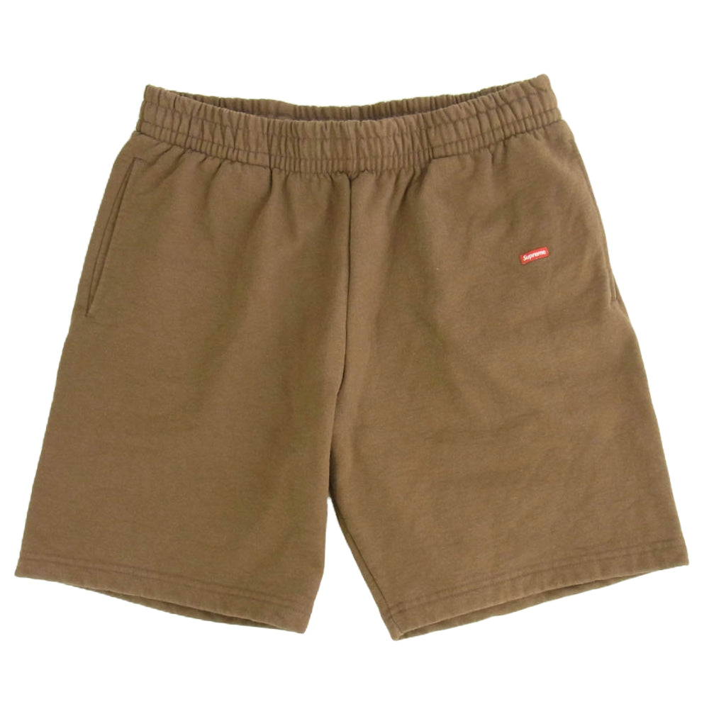 Supreme シュプリーム 23AW SMALL BOX LOGO SWEAT SHORT スモール ボックス ロゴ スウェット ショート パンツ ハーフパンツ ブラウン系 M【中古】