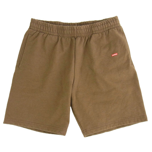 Supreme シュプリーム 23AW SMALL BOX LOGO SWEAT SHORT スモール ボックス ロゴ スウェット ショート パンツ ハーフパンツ ブラウン系 M【中古】