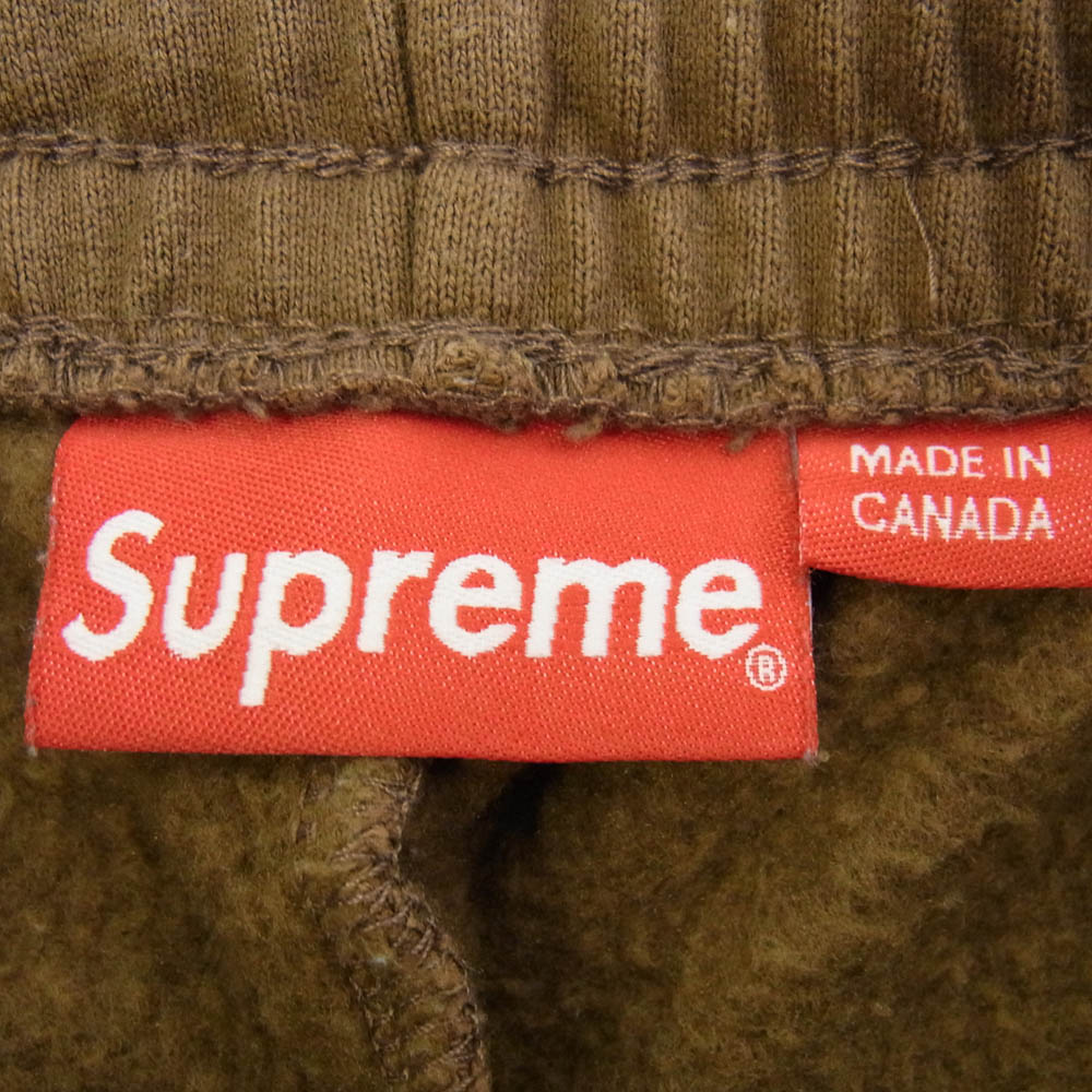 Supreme シュプリーム 23AW SMALL BOX LOGO SWEAT SHORT スモール ボックス ロゴ スウェット ショート パンツ ハーフパンツ ブラウン系 M【中古】