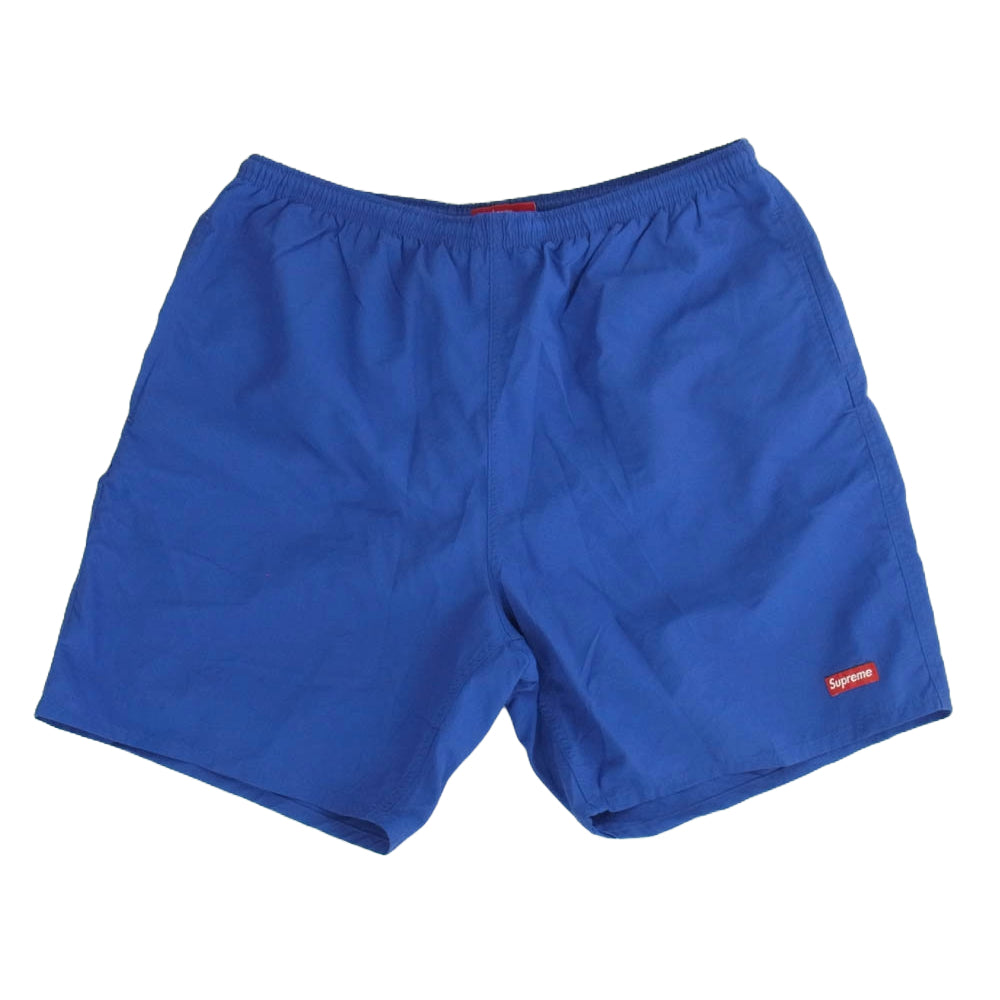 Supreme シュプリーム 23AW SMALL BOX LOGO スモール ボックス ロゴ ナイロン ショート パンツ ハーフパンツ ブルー系 L【中古】
