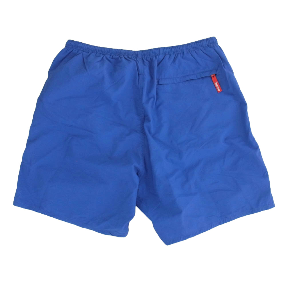 Supreme シュプリーム 23AW SMALL BOX LOGO スモール ボックス ロゴ ナイロン ショート パンツ ハーフパンツ ブルー系 L【中古】
