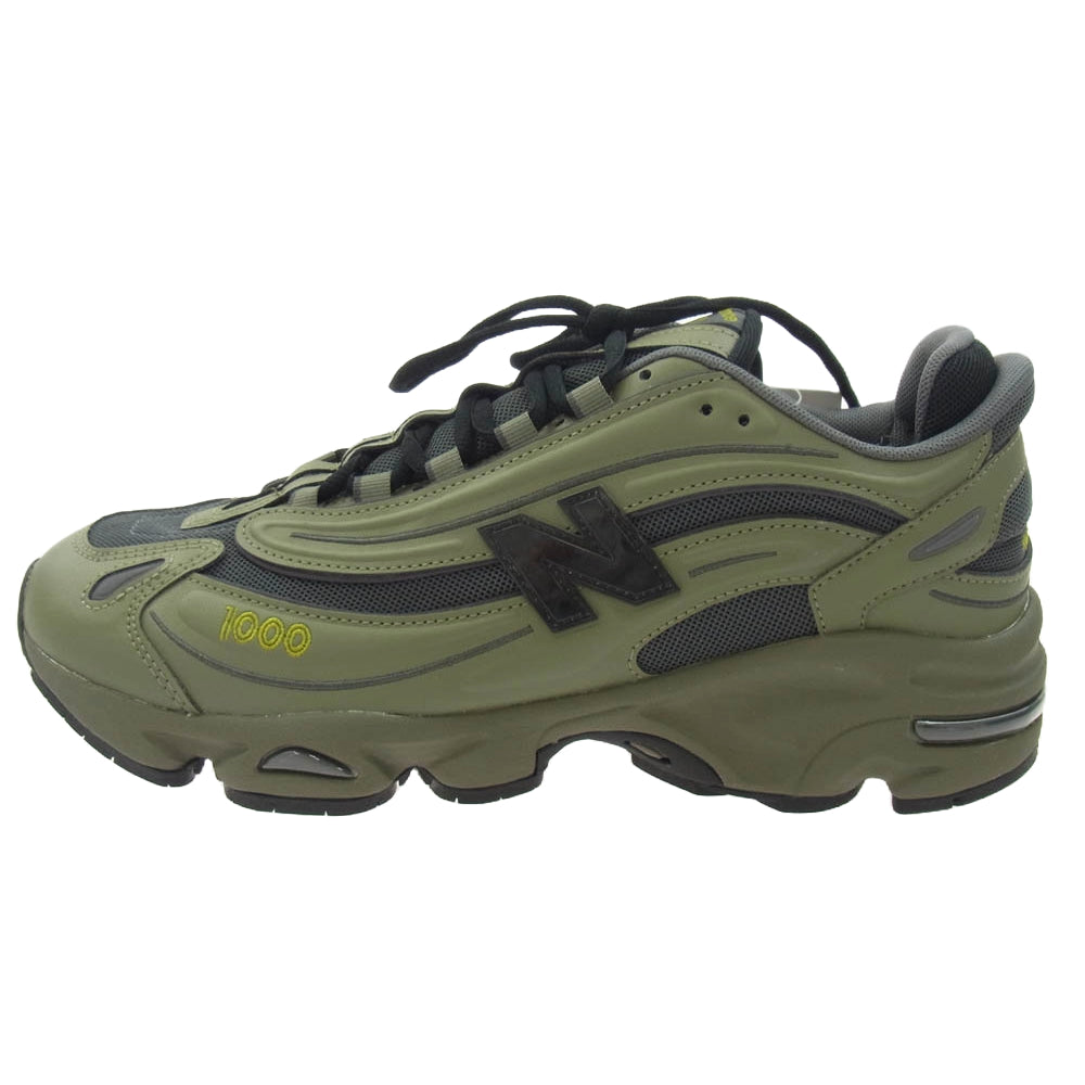 NEW BALANCE ニューバランス M1000EA DARK OLIVE ダーク オリーブ ローカット スニーカー カーキ系 27.5cm【極上美品】【中古】