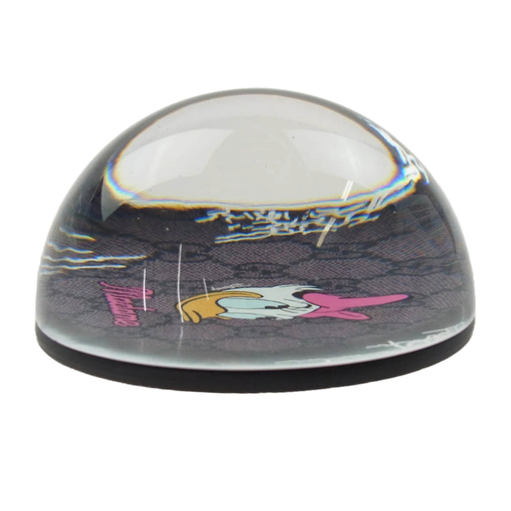 GUCCI グッチ × DISNEY ディズニー デイジー ペーパーウェイト クリア系【美品】【中古】