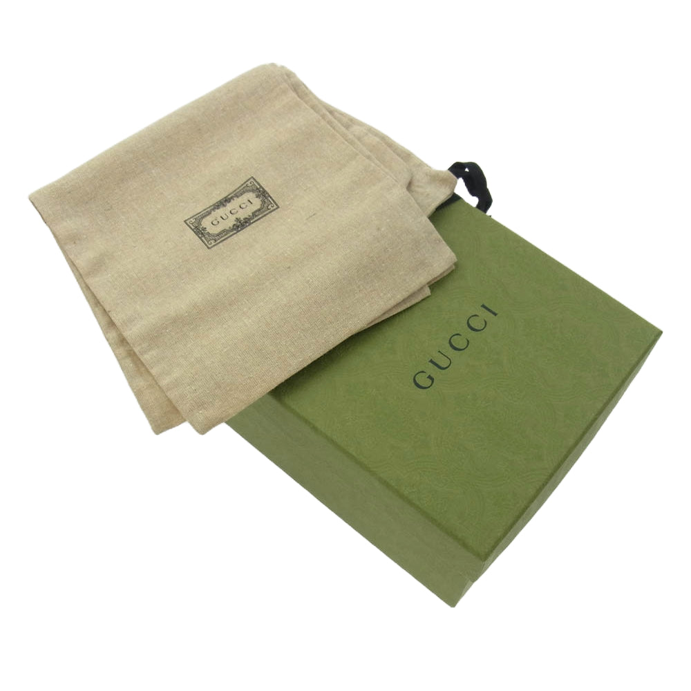 GUCCI グッチ 426219 ホースビット レザー スリッパ サンダル ブラック系 6【新古品】【未使用】【中古】