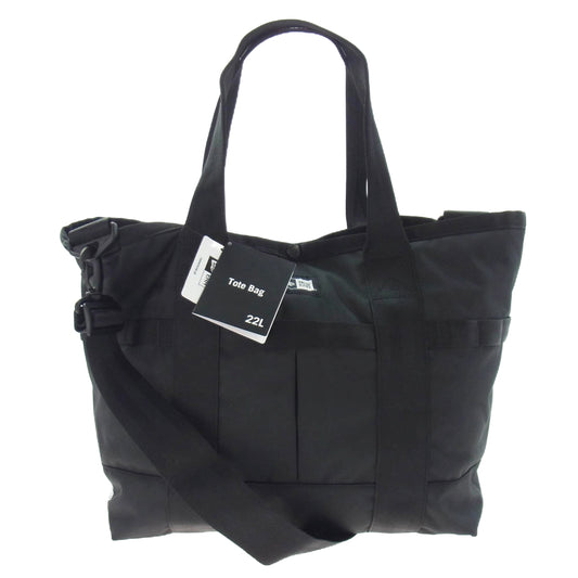 NEW ERA ニューエラ Tote Bag 22L トートバッグ ショルダーバッグ ブラック系 22L【新古品】【未使用】【中古】