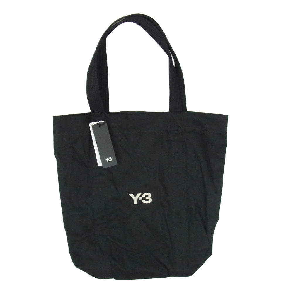 Y-3 Yohji Yamamoto ワイスリー ヨウジヤマモト JJ3957 C TOTE ロゴプリント トートバッグ ブラック系【新古品】【未使用】【中古】