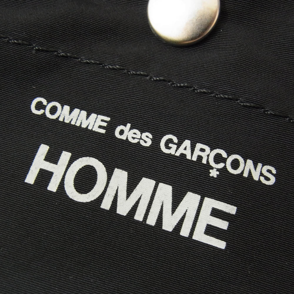 COMME des GARCONS HOMME コムデギャルソンオム 25SS HO-K 292 Tote Bag 2WAY 綿ナイロン グログランバッグ ショルダーバッグ トートバッグ ブラック系【新古品】【未使用】【中古】