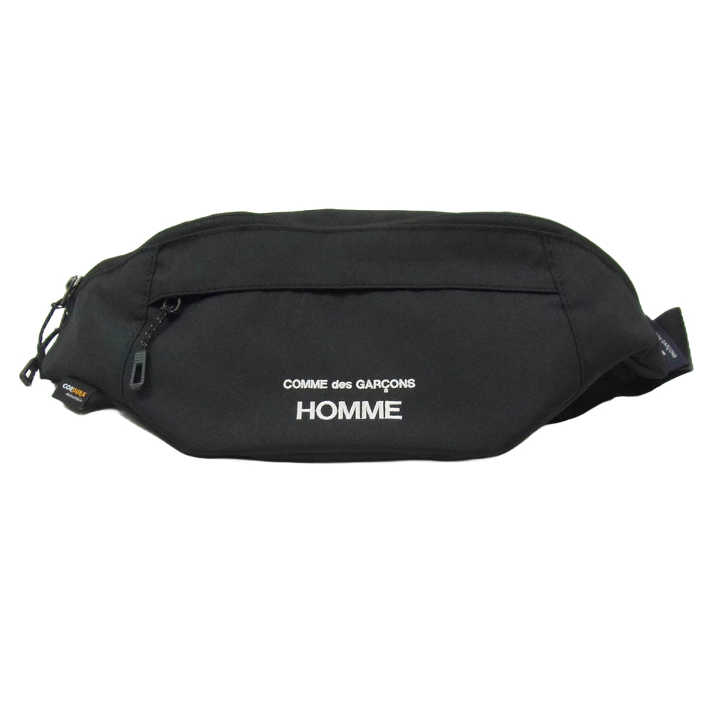 COMME des GARCONS HOMME コムデギャルソンオム 25SS HO-K 291 Polyester Cordura Waist Bag エステルコーデュラ ボディバッグ ウエストポーチ ブラック系【新古品】【未使用】【中古】