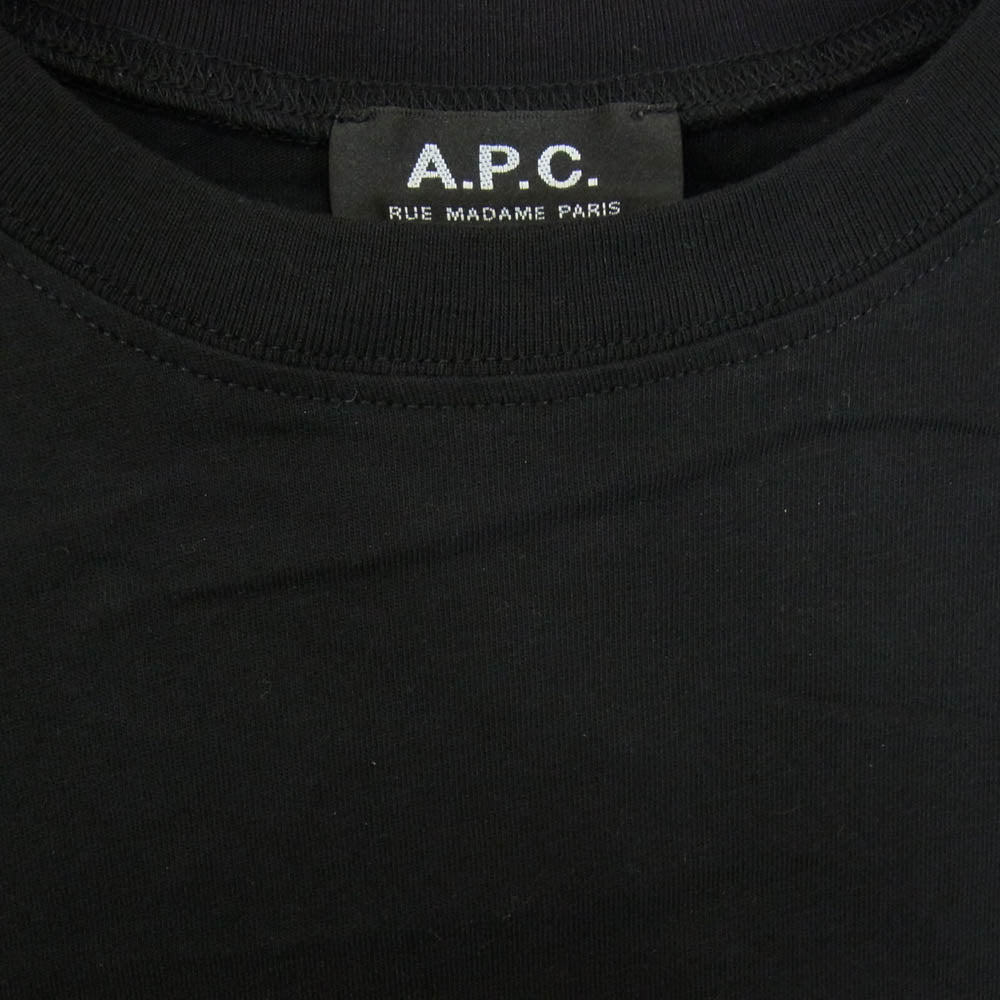 A.P.C. アーペーセー Ｈ26929 Kyle COEIO 半袖 Tシャツ ブラック系 S【中古】