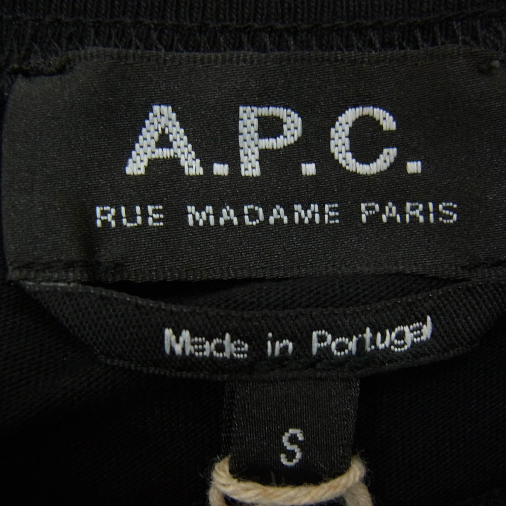 A.P.C. アーペーセー Ｈ26929 Kyle COEIO 半袖 Tシャツ ブラック系 S【中古】