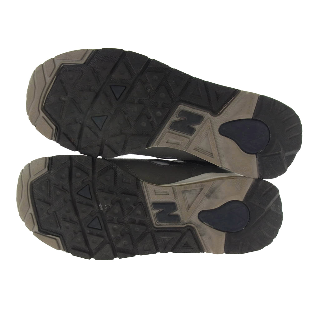 NEW BALANCE ニューバランス CM1600LG 1600 レザー メッシュ スニーカー グレー系 27cm【中古】