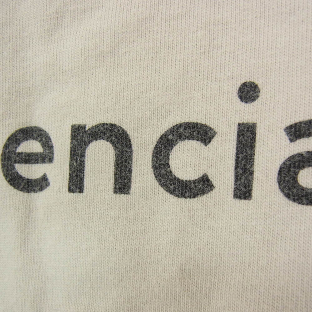 BALENCIAGA バレンシアガ 20SS 612965 TIV54 NEW COPYRIGHT TEE ロゴプリント Tシャツ 半袖カットソー ベージュ系 XS【中古】