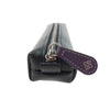 Ettinger エッティンガー ST046ALJ ZIP PEN CASE スターリングコレクション ペンケース　パープル ブラック系【極上美品】【中古】