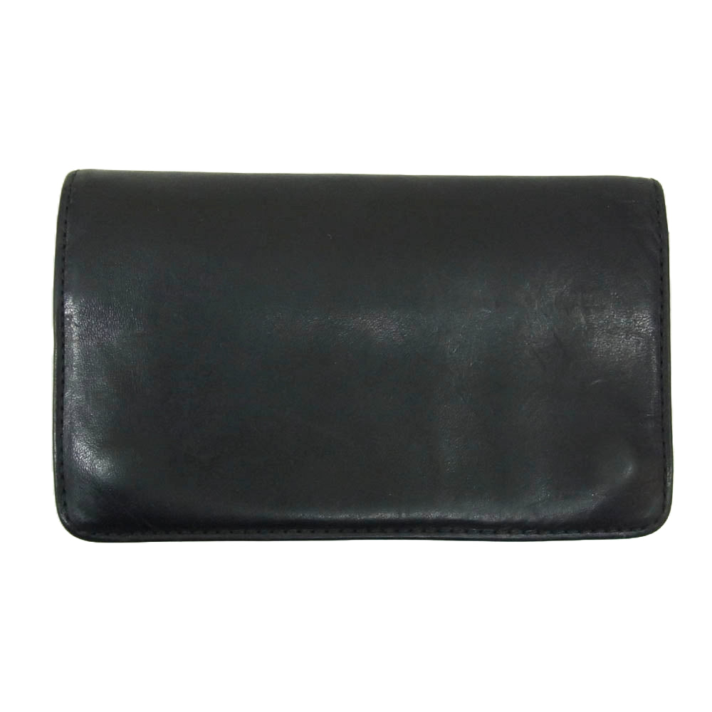 WACKO MARIA ワコマリア × PORTER ポーター TYPE-1 WALLET レザー トラッカー ウォレット ブラック系【中古】