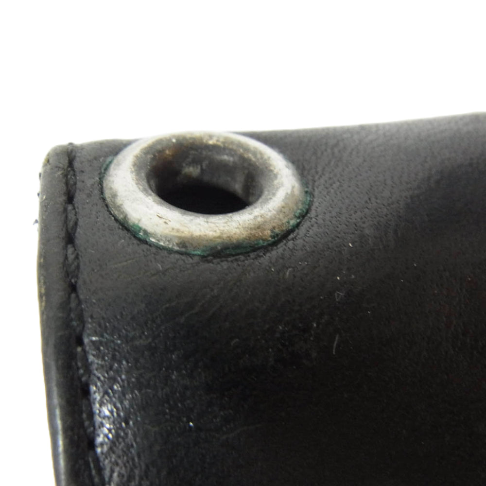 WACKO MARIA ワコマリア × PORTER ポーター TYPE-1 WALLET レザー トラッカー ウォレット ブラック系【中古】