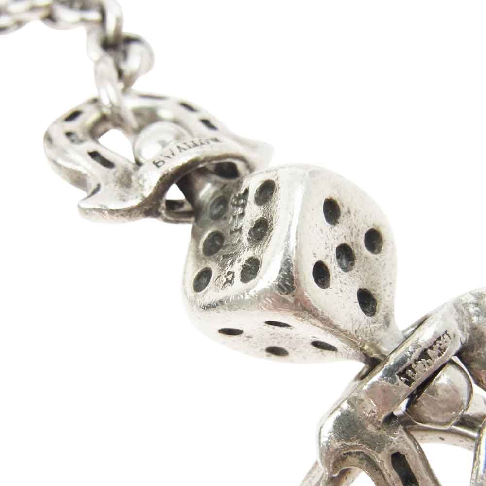 GALCIA ガルシア スワローズ ダイス ウォレットチェーン シルバー系【中古】