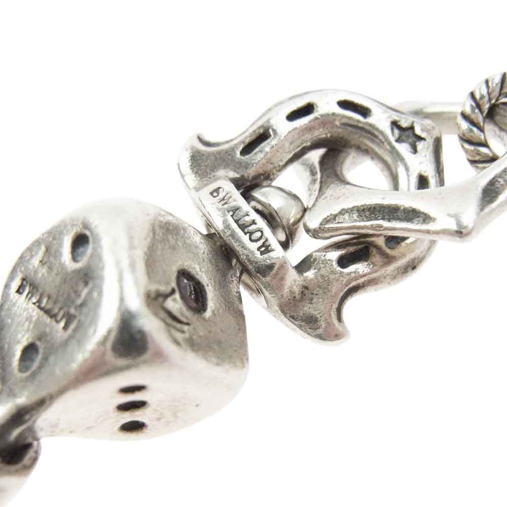 GALCIA ガルシア スワローズ ダイス ウォレットチェーン シルバー系【中古】