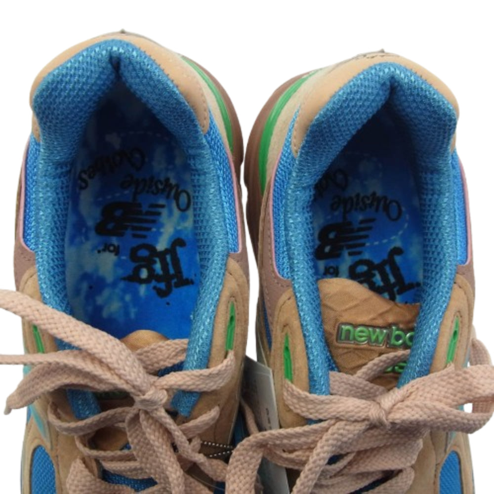 NEW BALANCE ニューバランス × JOE FRESHGOODS ジョー フレッシュグッズ M990JG3 990V3 OUTSIDE CLOTHES アウトサイドクローズ ローカット スニーカー マルチカラー系 30cm【新古品】【未使用】【中古】