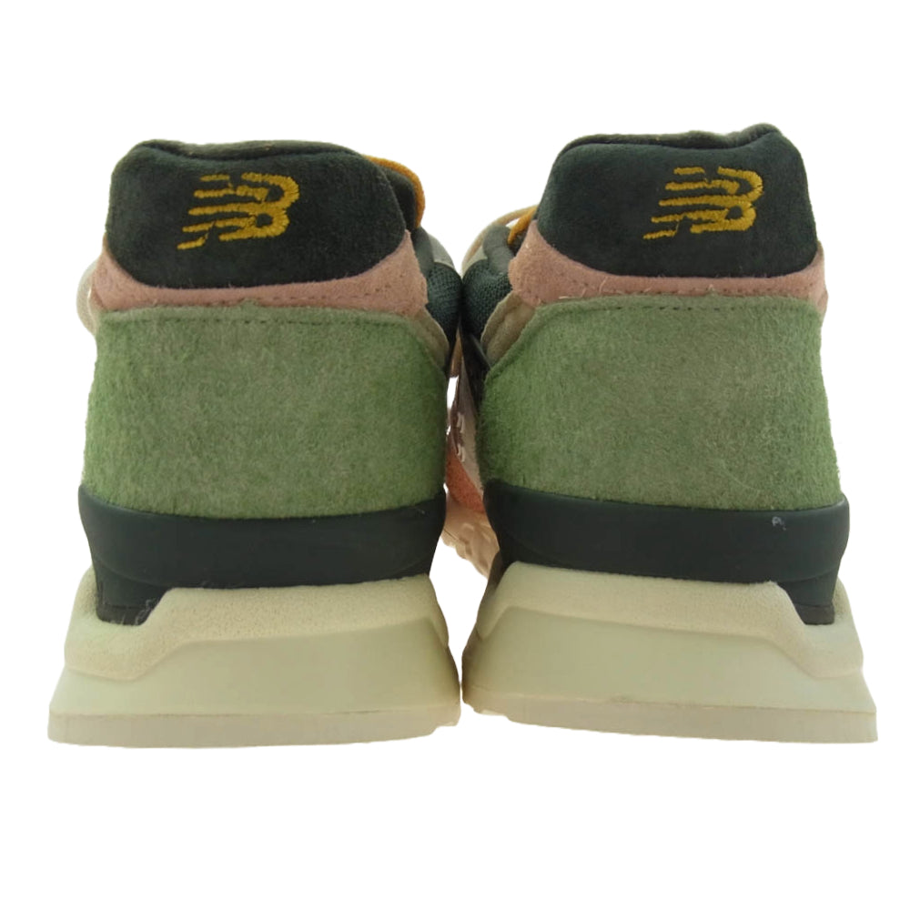 NEW BALANCE ニューバランス × KITH キス U998KT1 Ronnie Fieg and the Frank Lloyd Wright Foundation 998 Aloe Wash Apricot Buff ロニー ファイグ アンド ザ フランク ロイド ライト ファウンデーション アロエウォッシュ アプリコットバフ ローカット スニーカー マルチカラー系 30cm【新古品】【未使用】【中古】