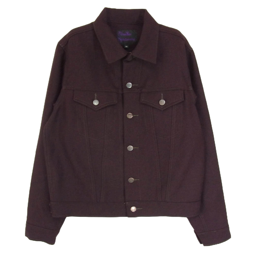 Needles ニードルス sportswear 3rd TYPE トラッカー ジャケット パピヨンボタン パープル系 M【中古】