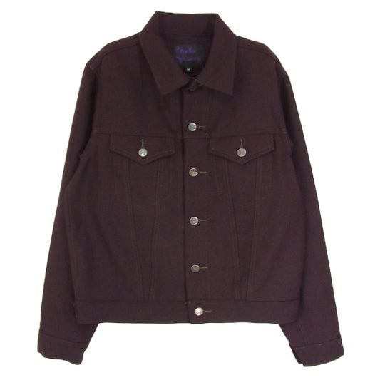 Needles ニードルス sportswear 3rd TYPE トラッカー ジャケット パピヨンボタン パープル系 M【中古】