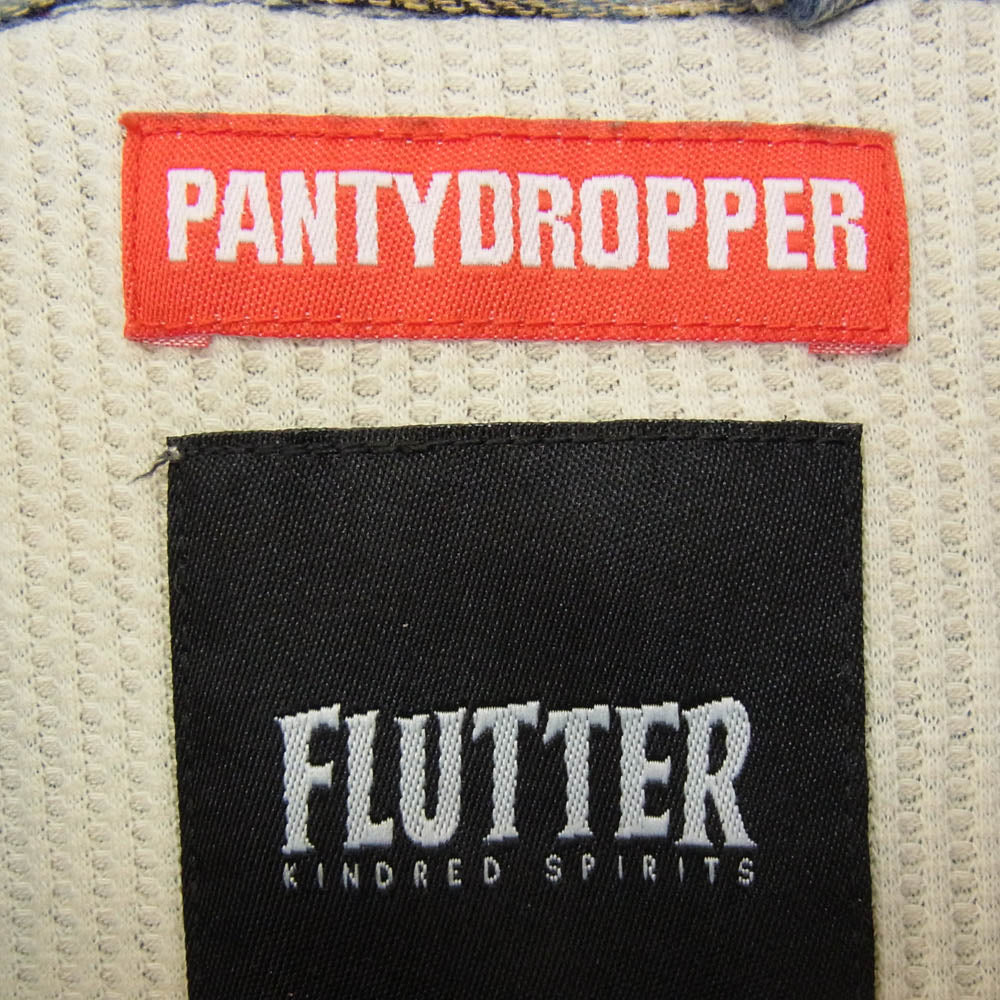 フラッター × PANTYDROPPER Double Face Check Shirts チェック 長袖 ネルシャツ ブルー系 サイズ表記無【中古】