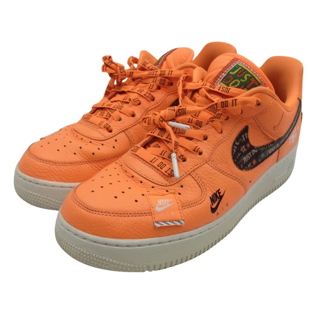 NIKE ナイキ AR7719-800 Air Force 1 Low Just Do It Pack Total Orange エアフォース1 ロー ジャスト ドゥ イット パック スニーカー オレンジ系 27cm【中古】