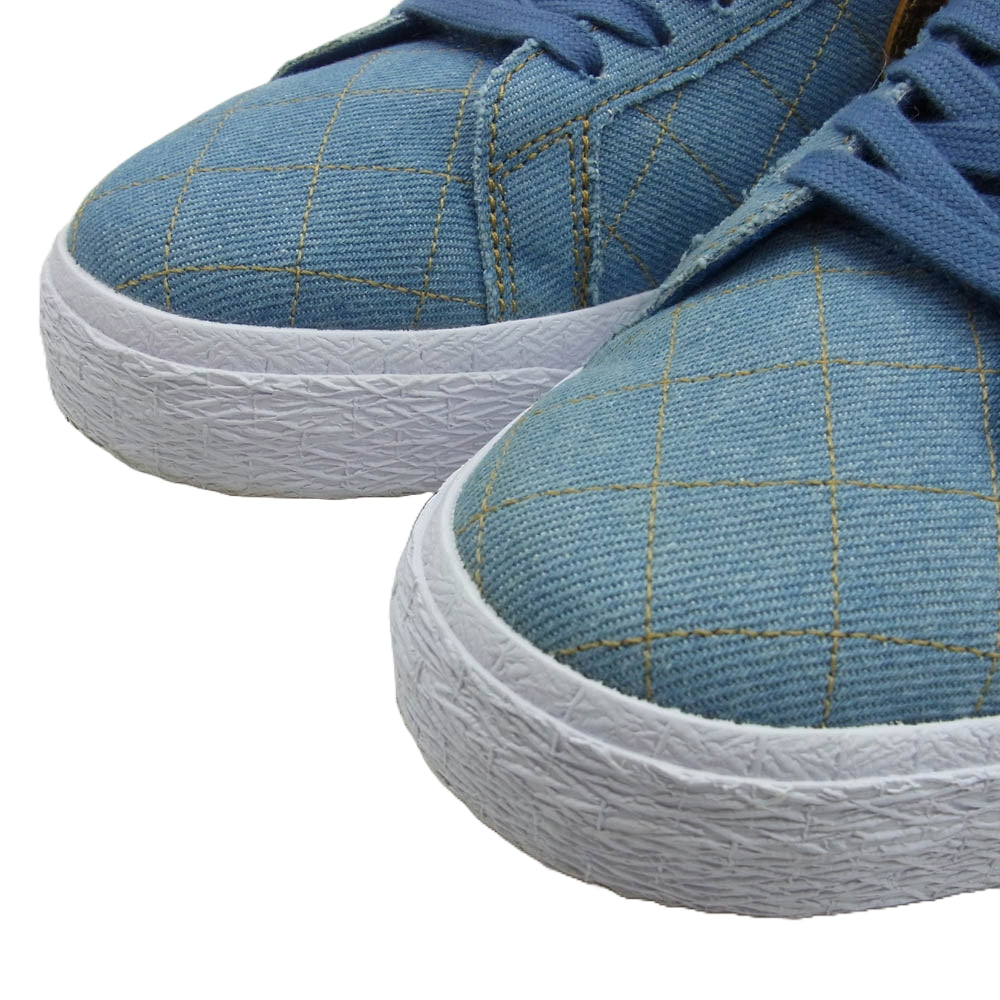 Supreme シュプリーム 22AW DX8421-400 × Nike SB Blazer Mid Denim ナイキ SB ブレーザー ミッド デニム スニーカー 27.5cm【中古】