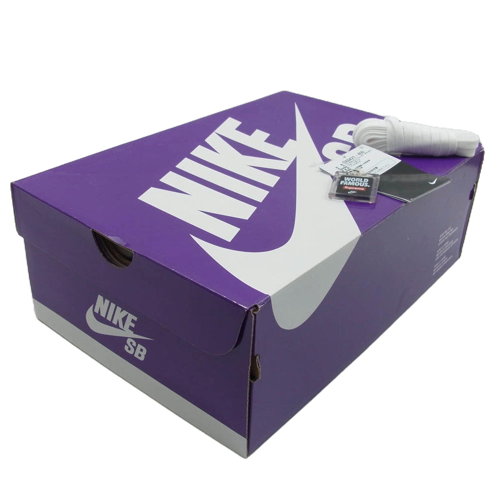 Supreme シュプリーム 22AW DX8421-400 × Nike SB Blazer Mid Denim ナイキ SB ブレーザー ミッド デニム スニーカー 27.5cm【中古】
