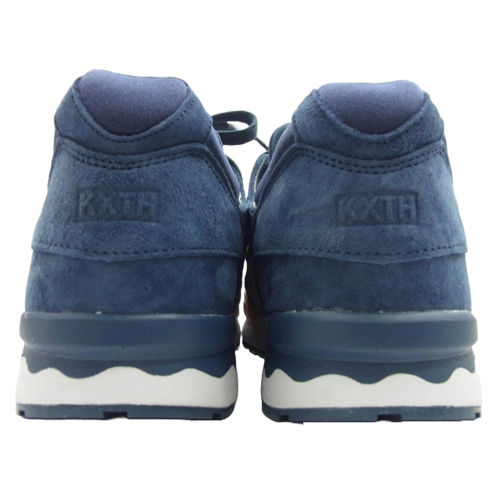 asics アシックス 1201A542-700 × KITH 10TH Gel-Lyte 5 Salmon Toe キス 10TH ゲルライト5 スニーカー ネイビー系 ピンク系 27cm【極上美品】【中古】