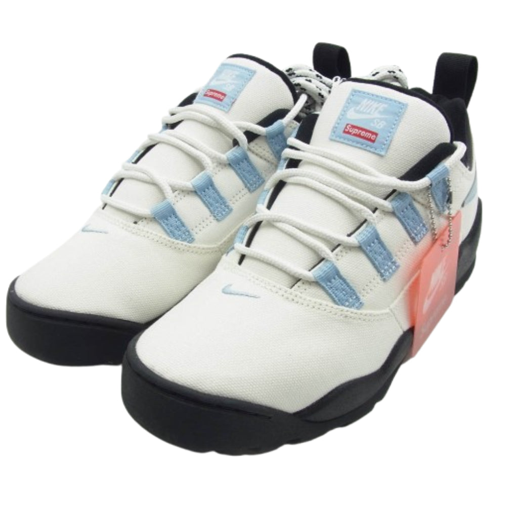 Supreme シュプリーム 24SS FQ3000-100 × Nike SB Darwin Low White ナイキ SB ダーウィン ロー スニーカー 27cm【新古品】【未使用】【中古】