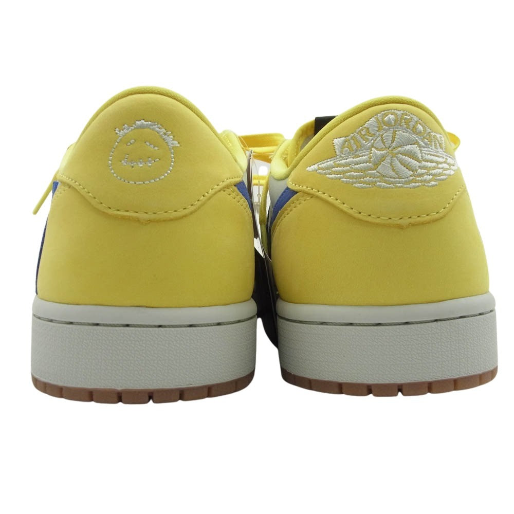 NIKE ナイキ DZ4137-700 フェイクバスターズ鑑定済 Travis Scott Women's Air Jordan 1 Retro Low OG トラヴィススコット ウィメンズ エアジョーダン1 レトロ ロー OG スニーカー イエロー系 28cm【新古品】【未使用】【中古】