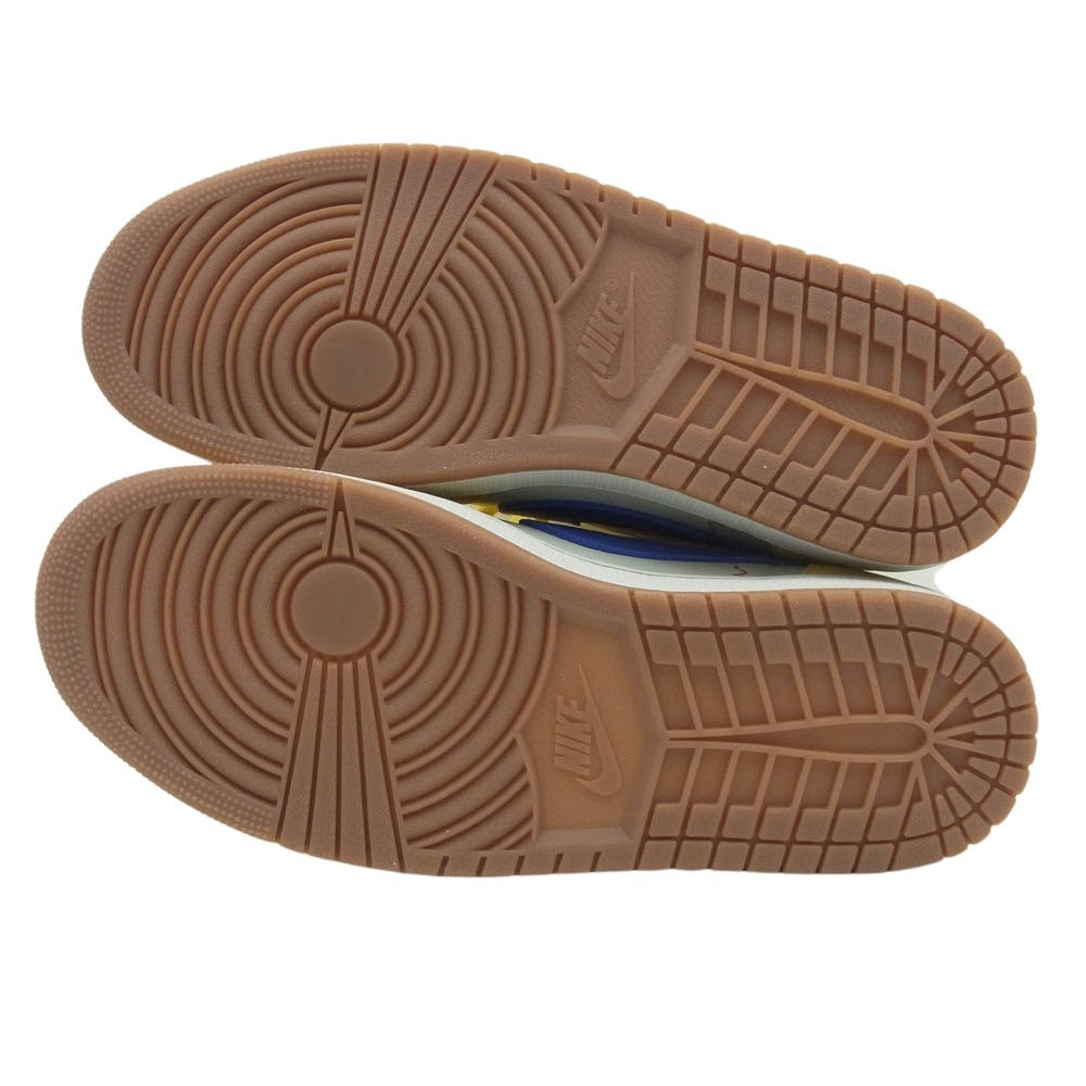 NIKE ナイキ DZ4137-700 フェイクバスターズ鑑定済 Travis Scott Women's Air Jordan 1 Retro Low OG トラヴィススコット ウィメンズ エアジョーダン1 レトロ ロー OG スニーカー イエロー系 28cm【新古品】【未使用】【中古】