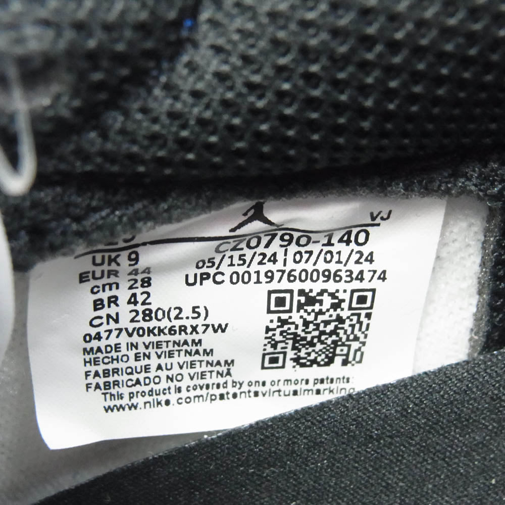 NIKE ナイキ CZ0790-140 AIR JORDAN 1 RETRO LOW OG エアジョーダン 1 レトロ ロー スニーカー ブラック系 ブルー系 28cm【新古品】【未使用】【中古】