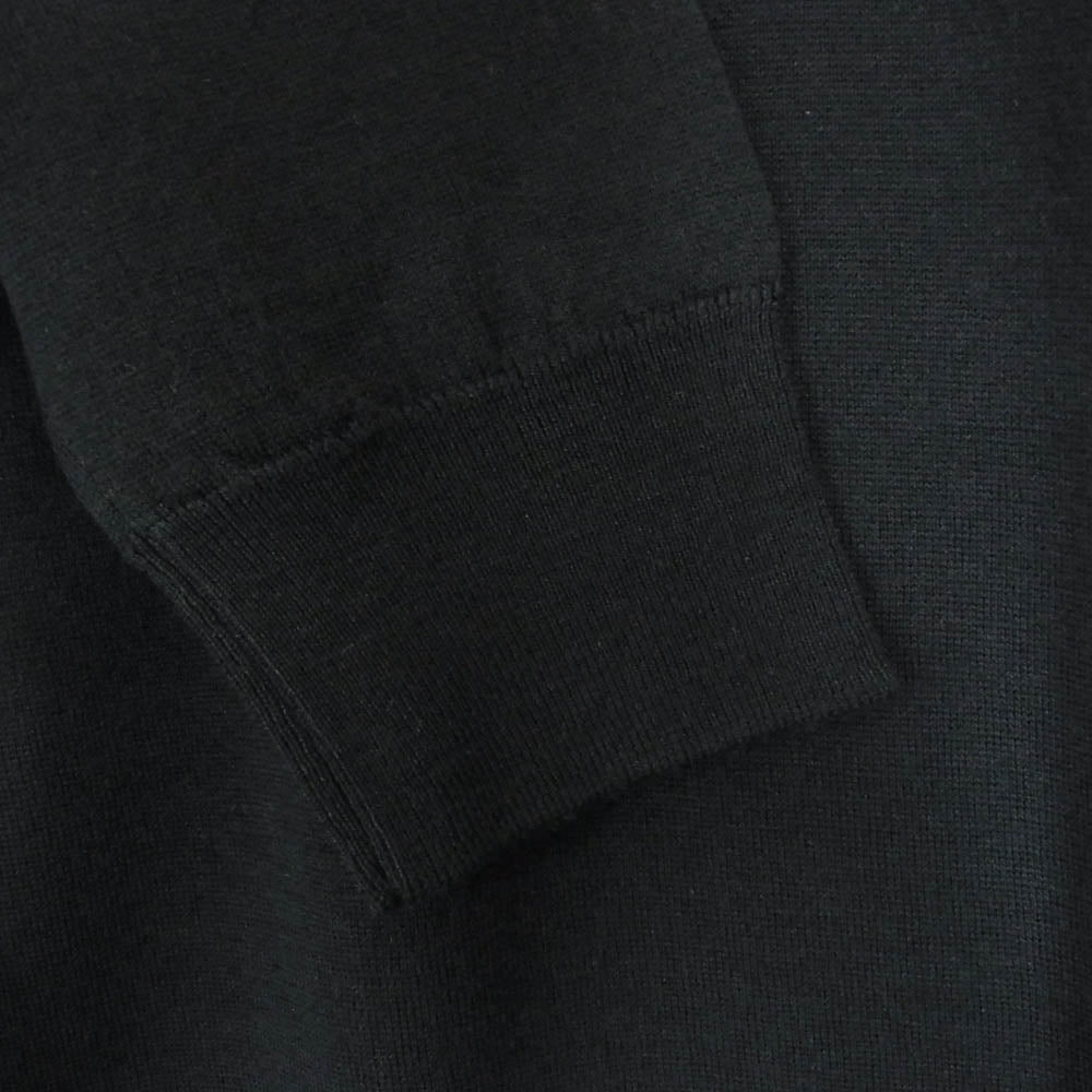 JOHN SMEDLEY ジョンスメドレー Cherwell Standard Fit Roll Neck Sweater チャーウェル タートルネック ニット 長袖 ブラック系 XL【極上美品】【中古】