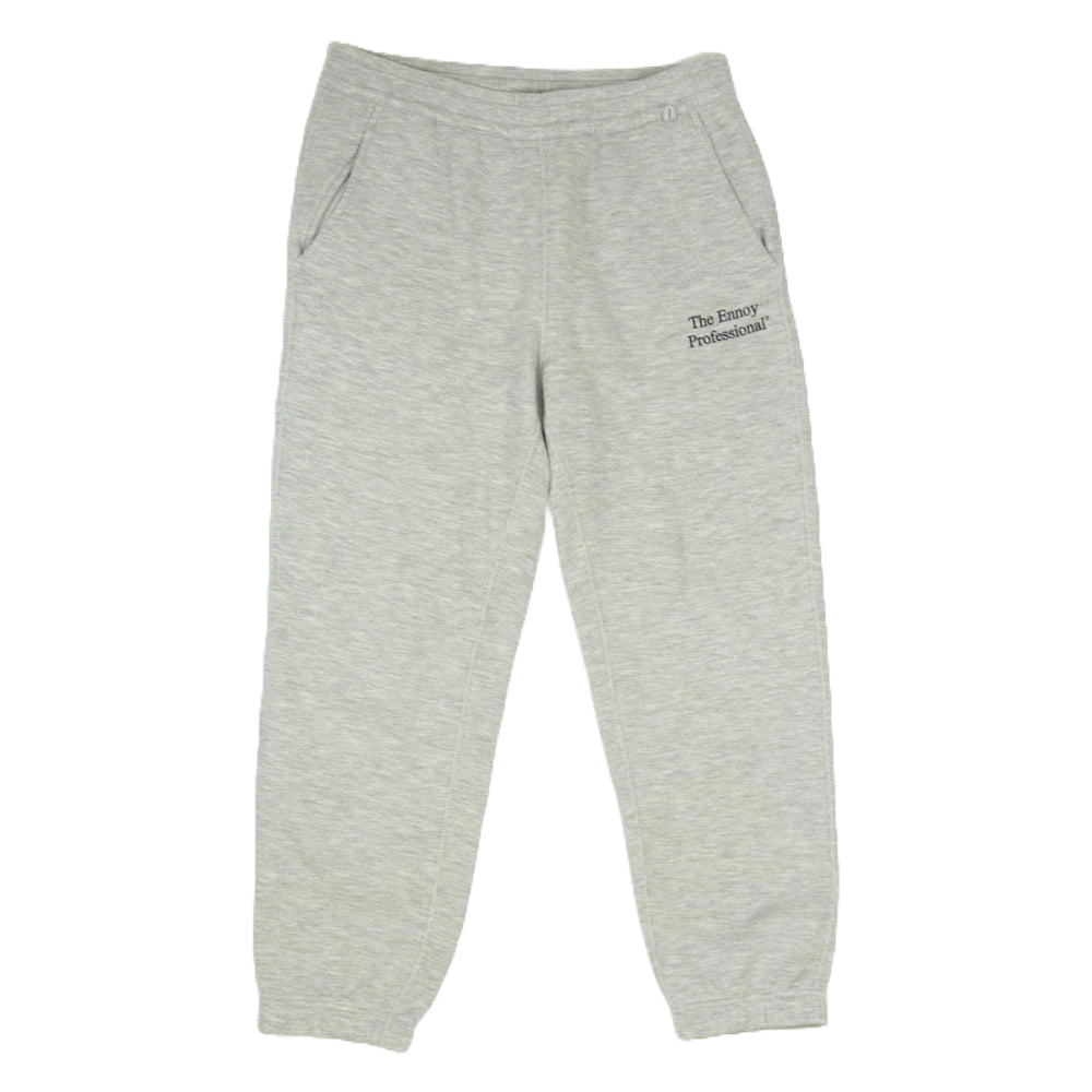 The Ennoy Professional ザ エンノイ プロフェッショナル 20AW Sweat Pant ロゴ刺繍 イージー スウェットパンツ グレー系 L【中古】