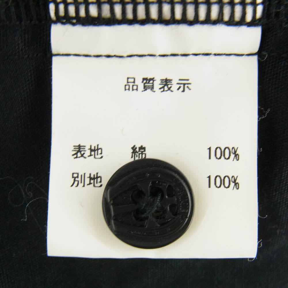 CRIMIE クライミー レオパード 切替 半袖 シャツ ワークシャツ ブラック系 XL【中古】