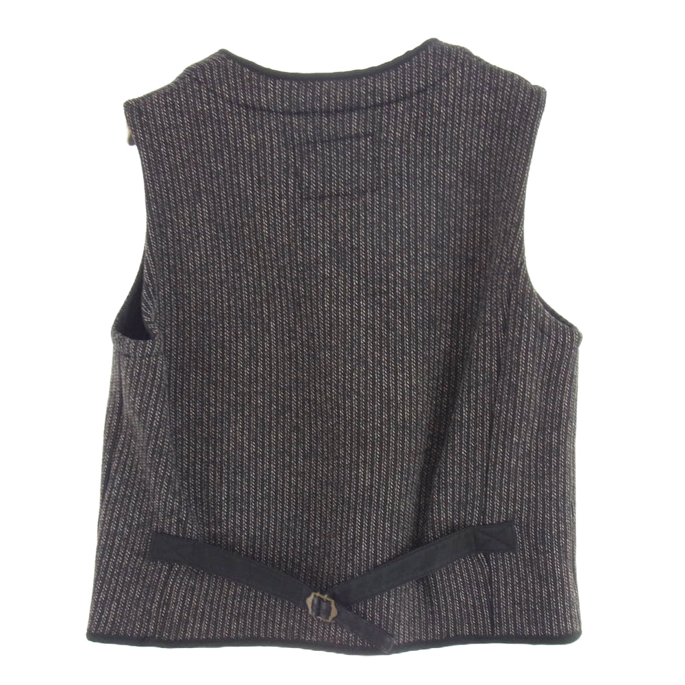 GANGSTERVILLE ギャングスタービル 13AW GSV-13-AW-08 BEACH VEST ビーチクロス ベスト ジャケット ブラック系 XL【中古】